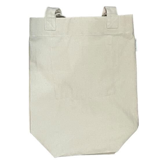 Cavallini & Co. Canvas Book Vintage Tote Bag Aquifolium Christmas Holly Resuable - Picture 5 of 5